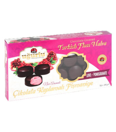 Chocolate Covered Pismaniye with Pomegranate Flavor 200G