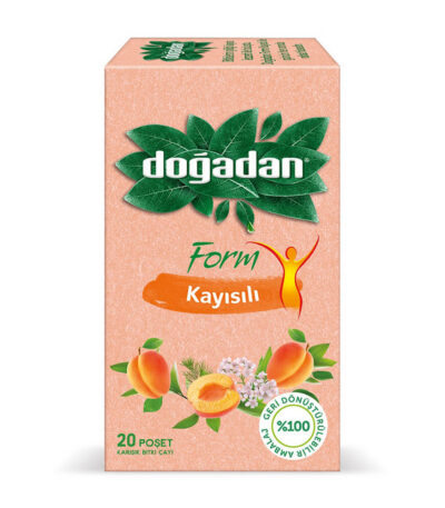 Dogadan Form Tea Apricot Flavor 20 Teabags