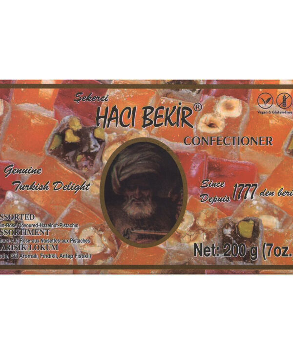 Haci Bekir Assorted Turkish Delight with Nuts 200G 1
