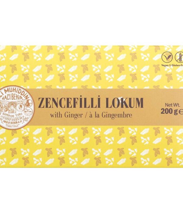Haci Bekir Turkish Delight with Ginger Box