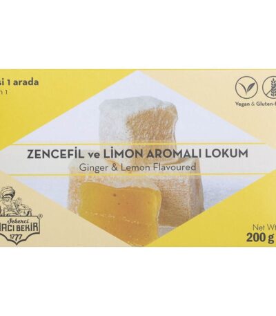 Haci Bekir Turkish Delight with Ginger and Lemon Box
