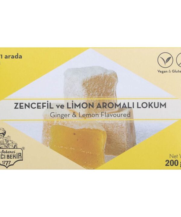 Haci Bekir Turkish Delight with Ginger and Lemon Box