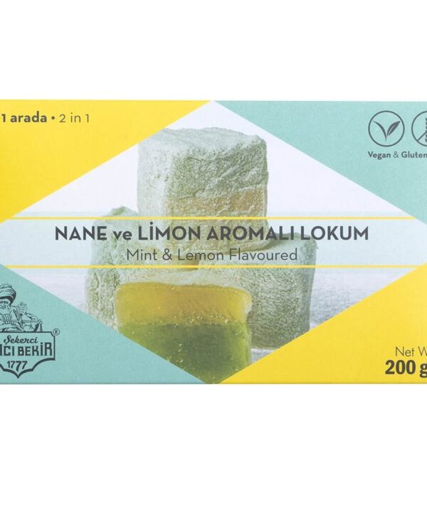 Haci Bekir Turkish Delight with Mint and Lemon Box