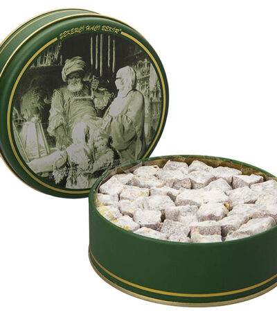 Haci Bekir Turkish Delight with Pistachio Metal Box 500G
