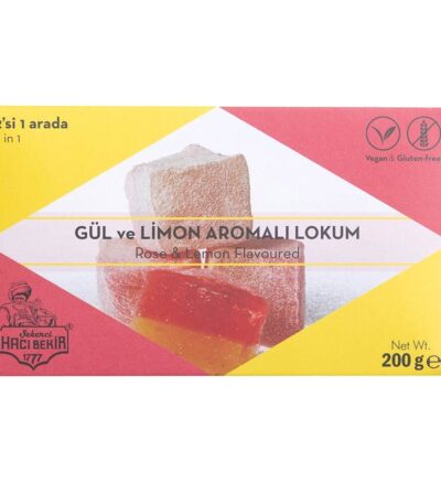 Haci Bekir Turkish Delight with Rose and Lemon Box