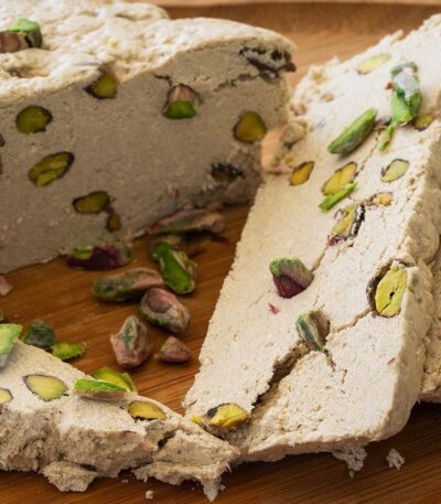 Haci Bekir Turkish Tahini Halva with Pistachio