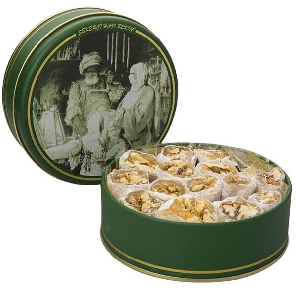 Haci Bekir Walnut Turkish Delight Metal Box