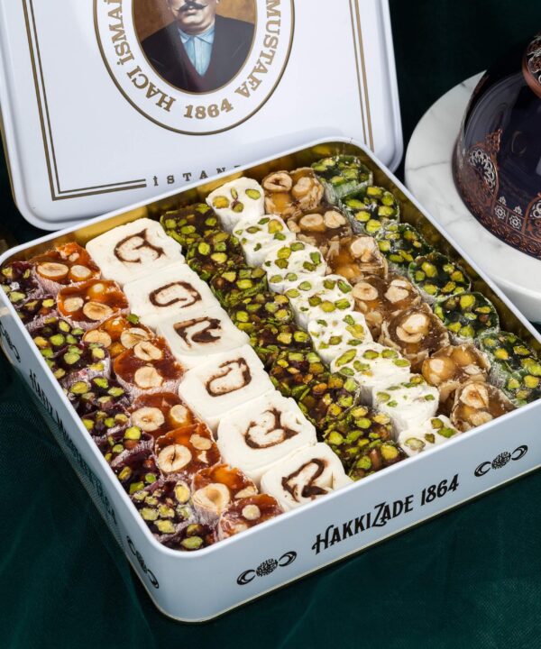 Hafiz Mustafa Assorted Turkish Delight Metal Box