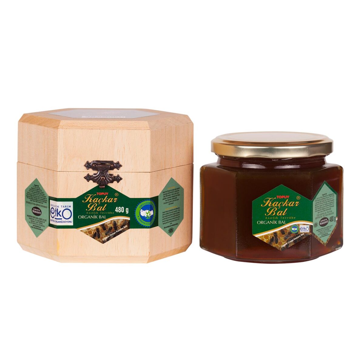 Natural Forest Honey Wooden Box 480G