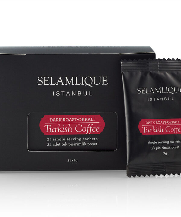 Selamlique Dark Roast Turkish Coffee 24x7G Packs