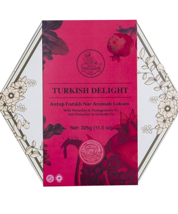 Turkish Delight with Pomegranate and Pistachio